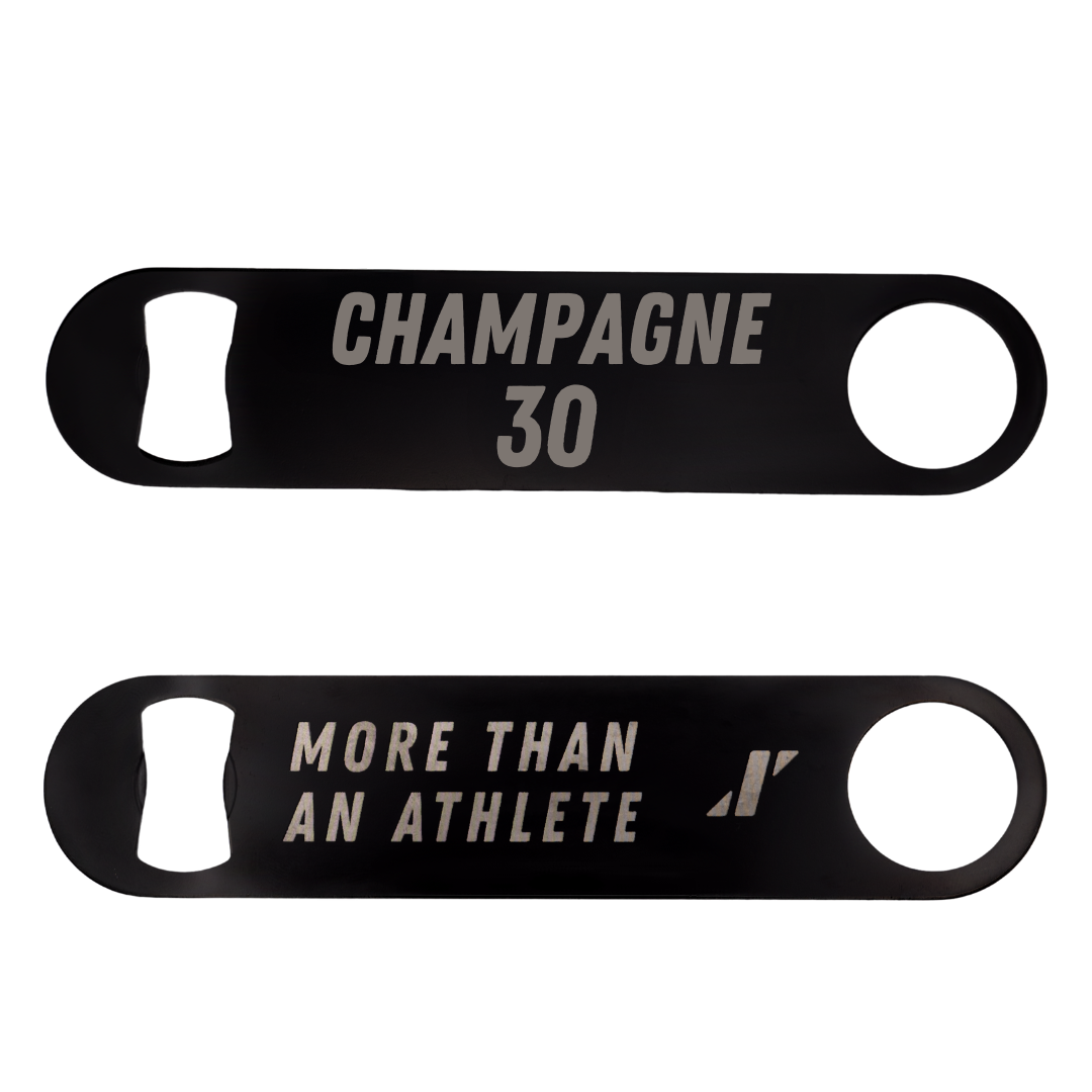 Chicago State University Basketball Black Bottle Opener - #30 Kyara Champagne