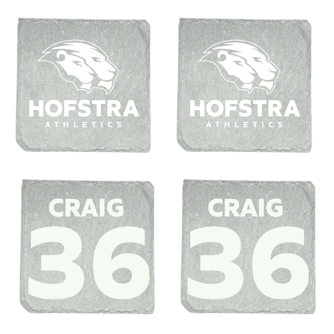 Hofstra University Baseball Stone Coaster (4 Pack)  - #36 Michael Craig