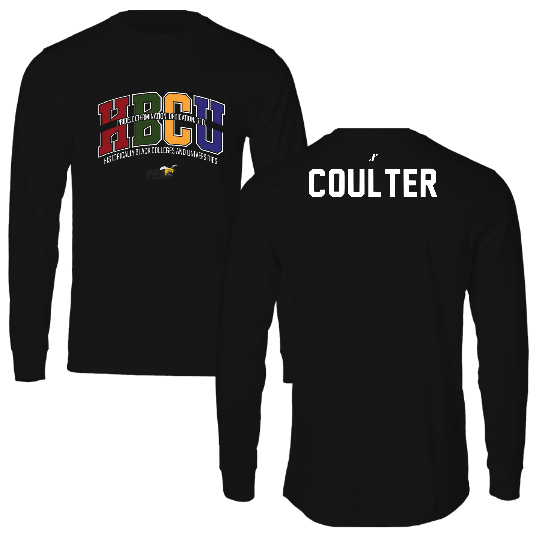 Alabama State University TF and XC Black HBCU Long Sleeve - Jon Coulter
