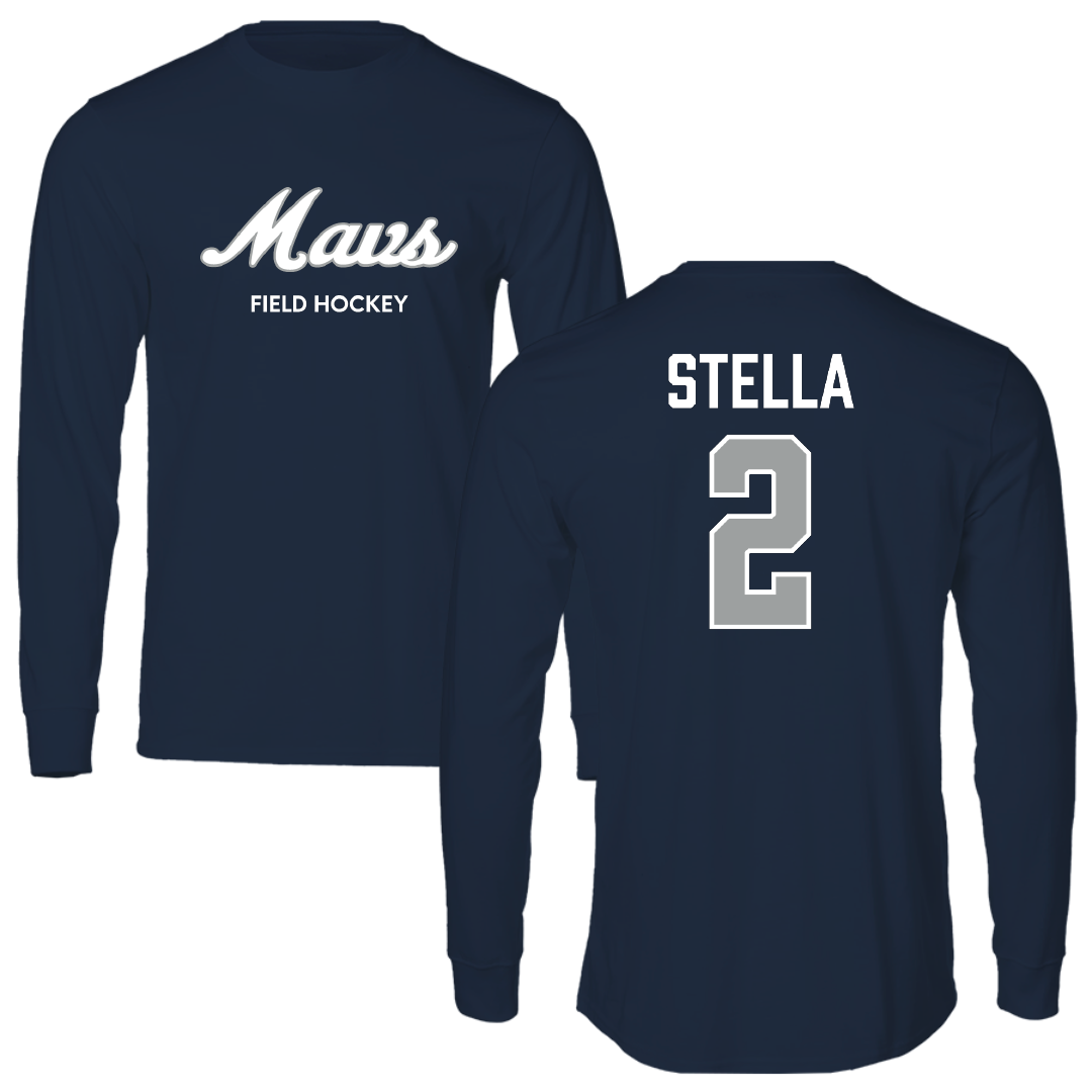 Mercy University Field Hockey (W) Navy Performance Long Sleeve - #2 Jaime Stella
