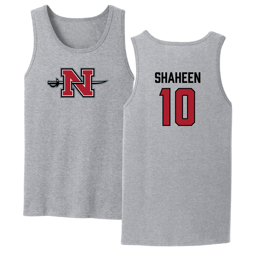 Nicholls State University Football Sport Gray Tank Top - #10 Hayden Shaheen