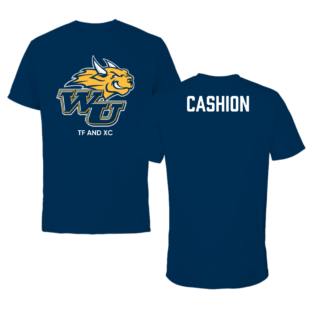 Webster University TF and XC Navy University Tee - Sophia Cashion
