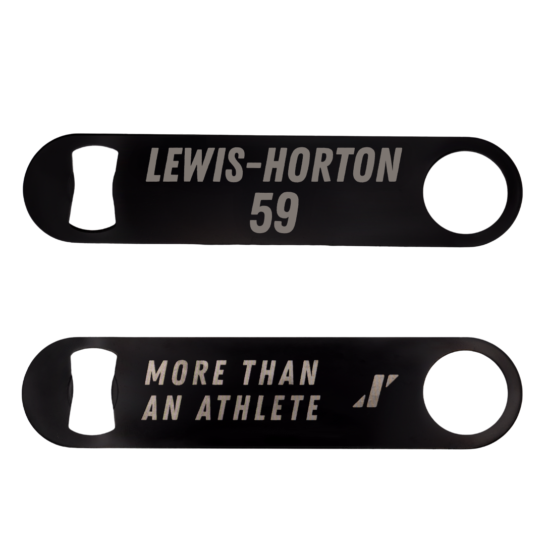 Alabama State University Football Black Bottle Opener - #59 Jaland Lewis-Horton