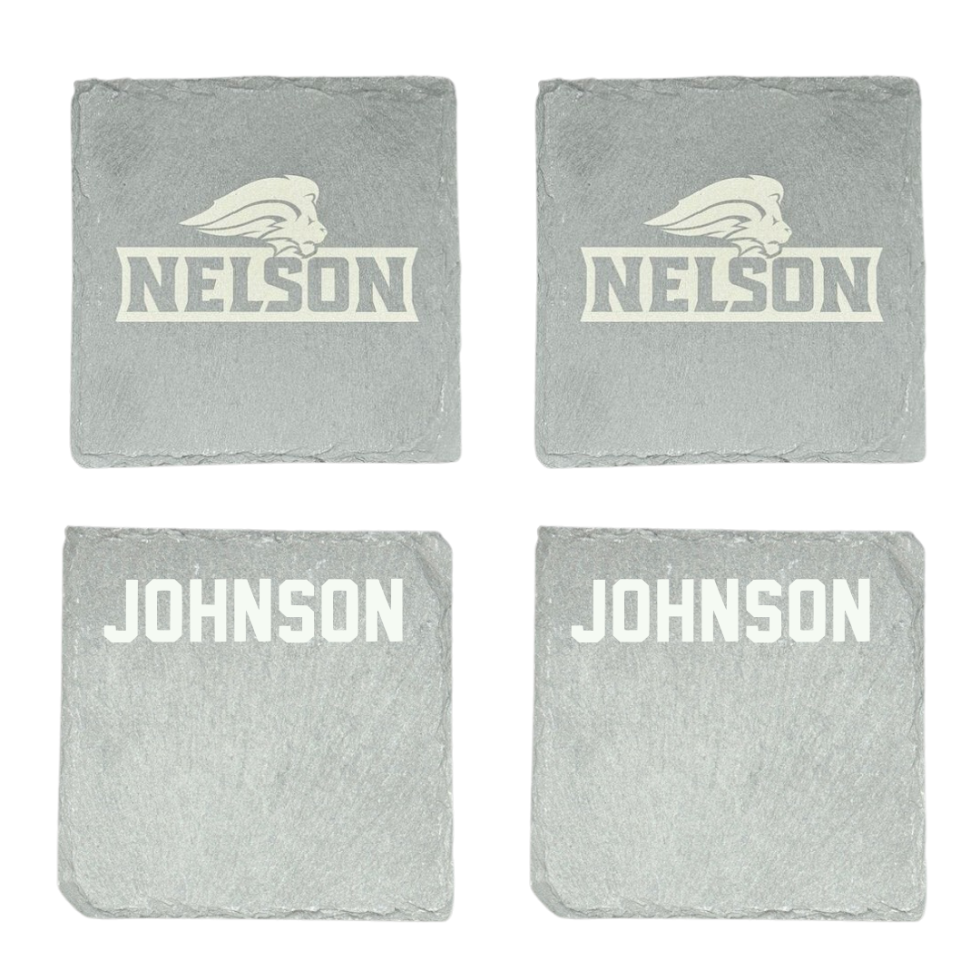 Nelson University TF and XC Stone Coaster (4 Pack)  - Jaleel Johnson