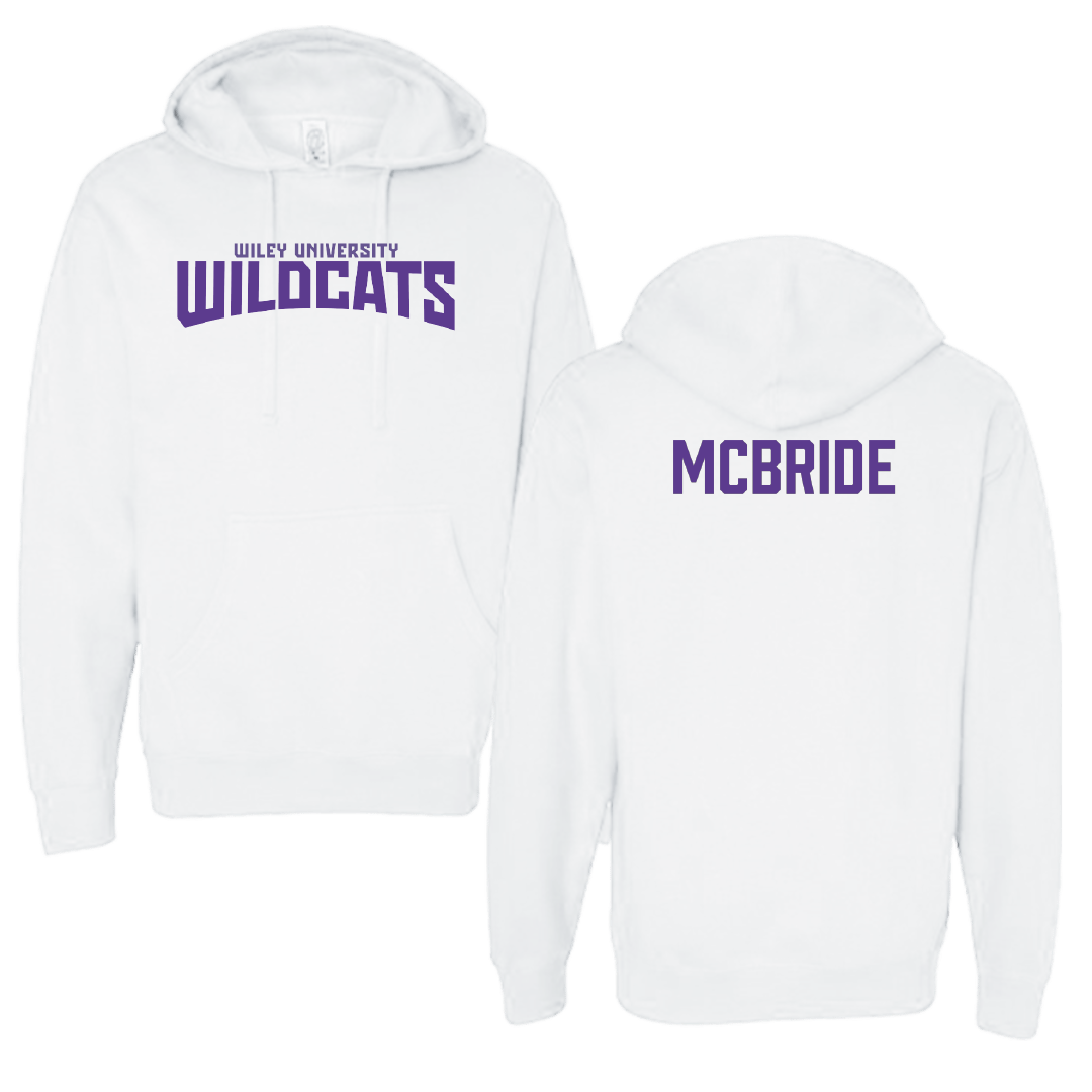 Wiley University TF and XC White Classic Hoodie - Jullian McBride