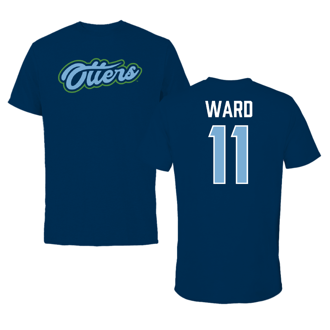 Cal State Monterey Bay Soccer Navy Tee - #11 Mason Ward