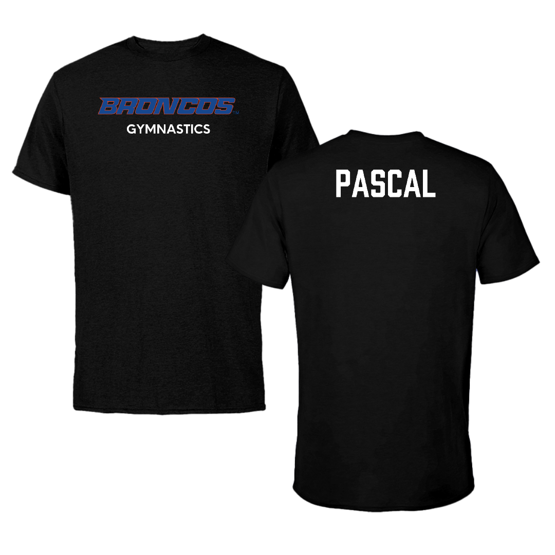 Boise State University Gymnastics (W) Black Tee - Blake Pascal