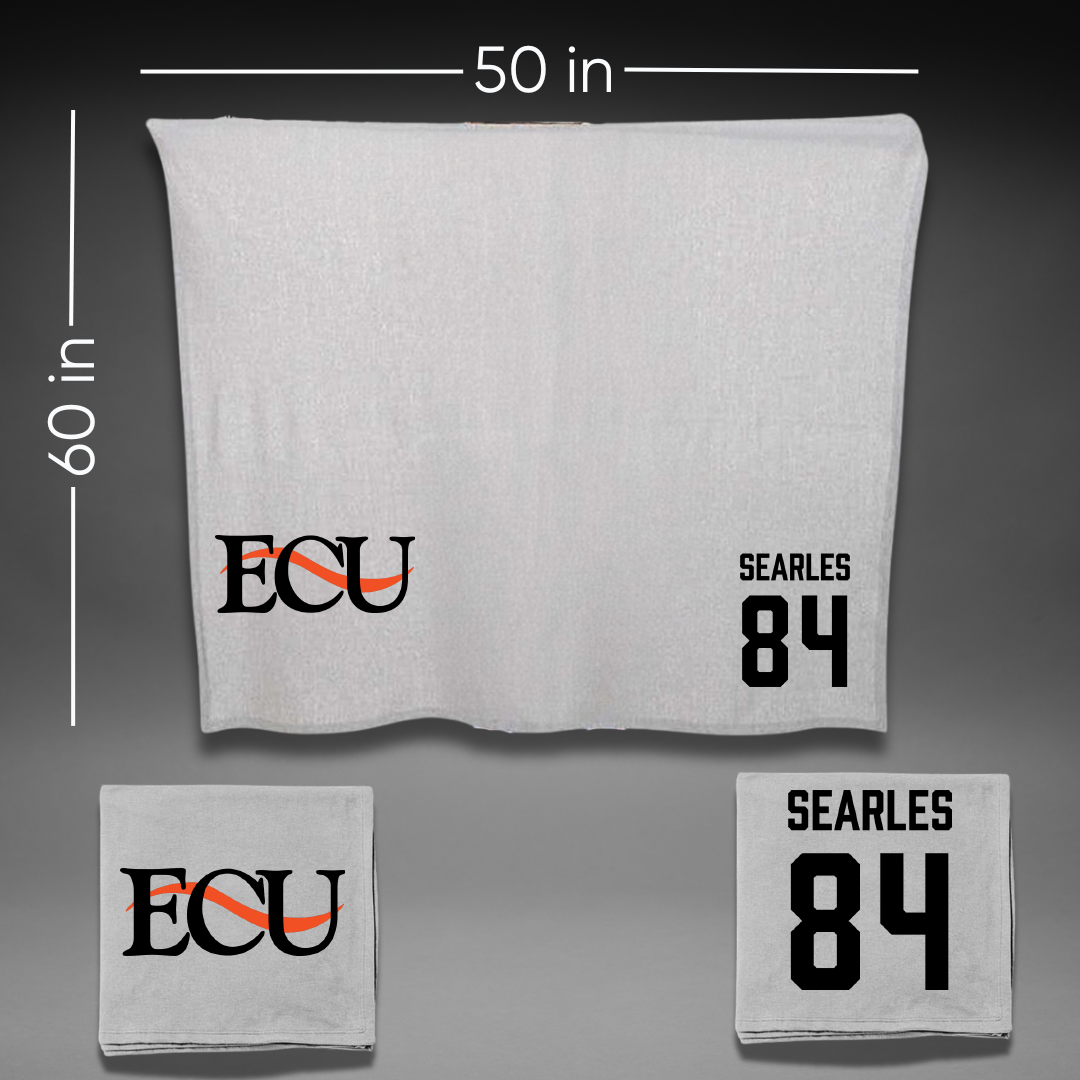 East Central University Football Gray Blanket - #84 Rodney Searles
