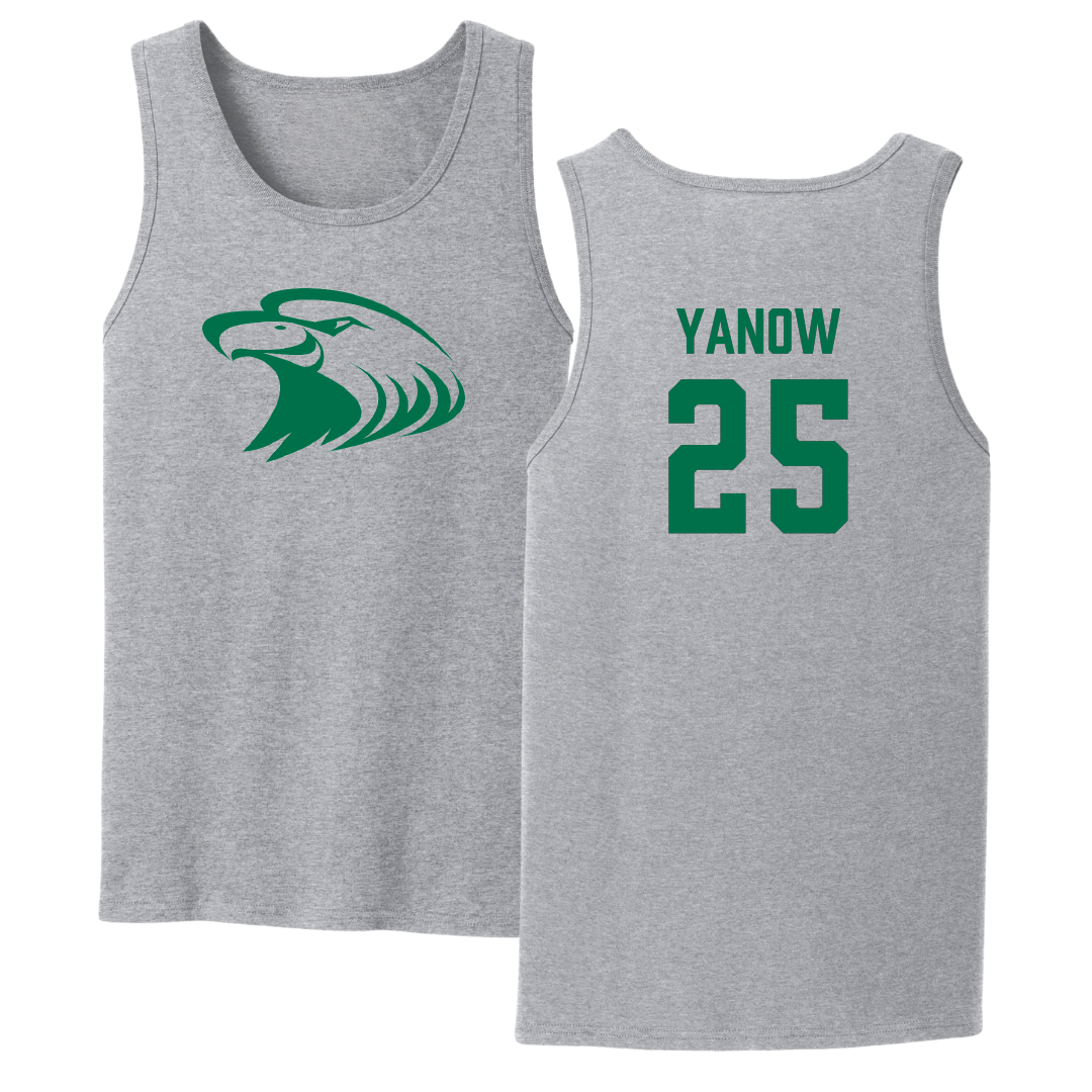 Central Methodist University Baseball Sport Gray Tank Top - #25 Jeremy Yanow