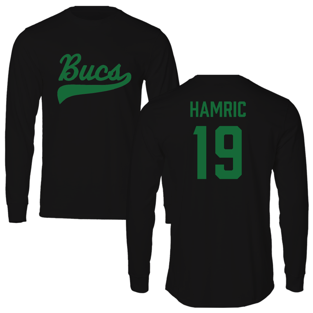 Shelton State Community College Baseball Black Performance Long Sleeve - #19 Corbin Hamric