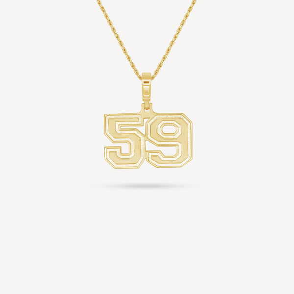 Gold Presidents Pendant and Chain - #59 Domenic Fernandez
