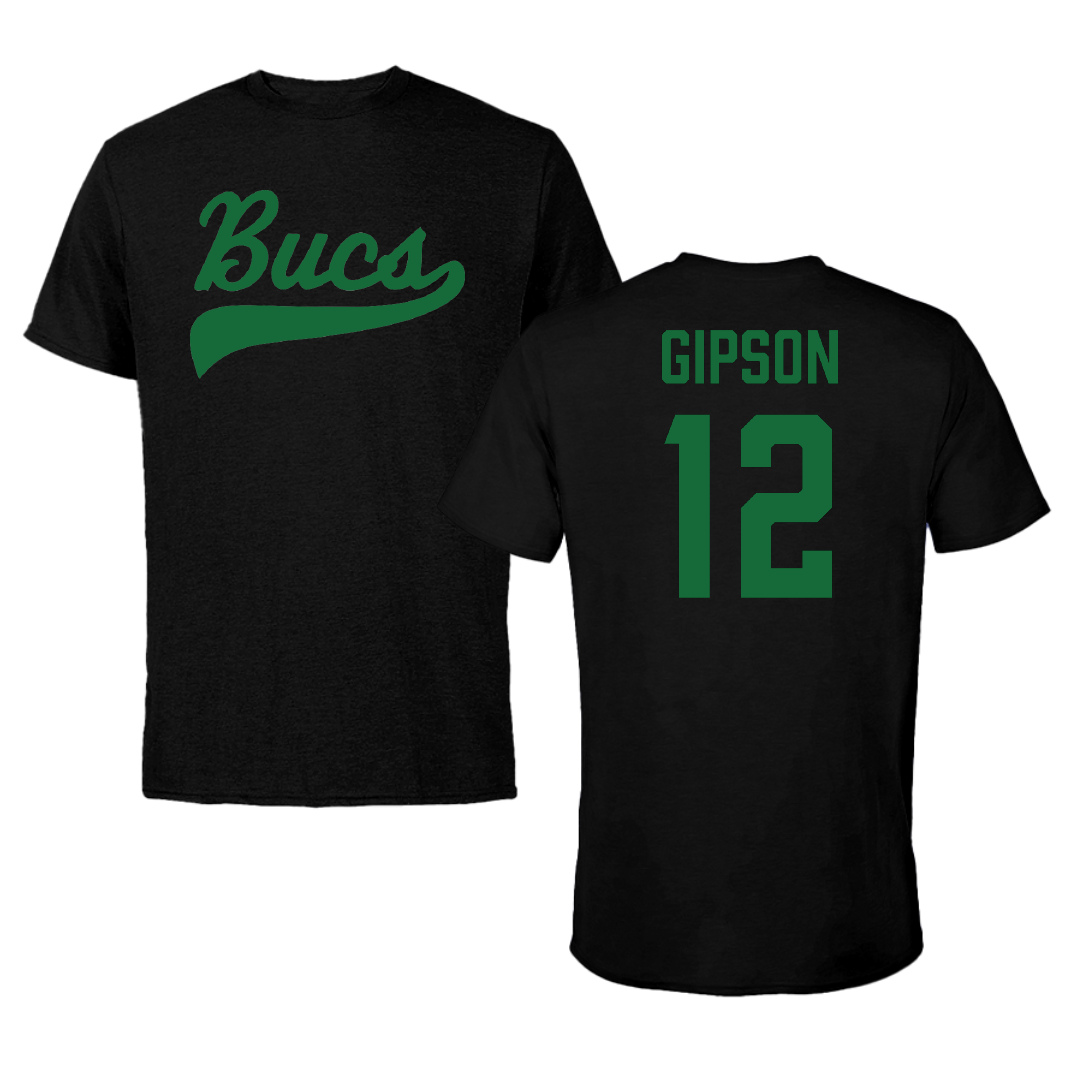 Shelton State Community College Basketball (W) Black Performance Tee - #12 Kaitlyn Gipson