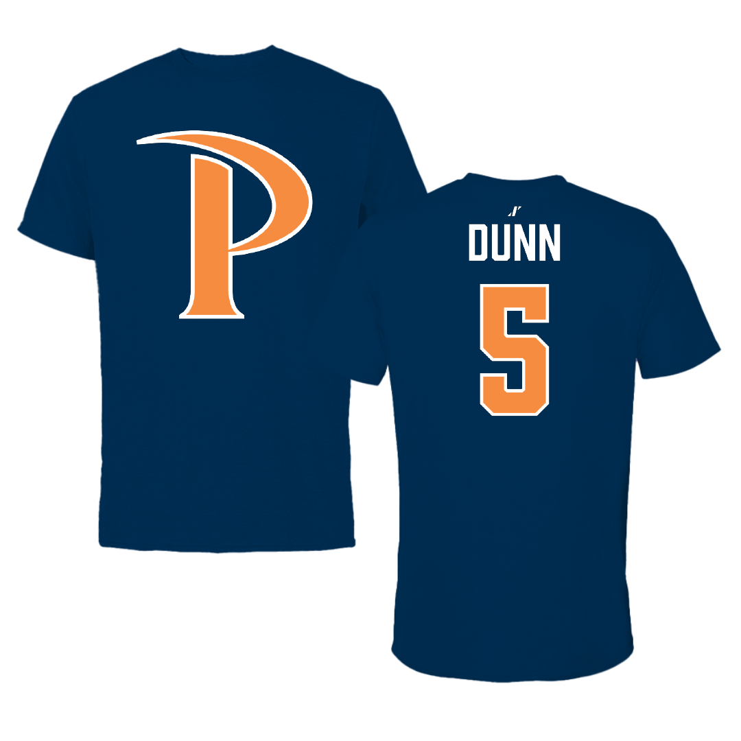 Pepperdine University Baseball Navy Performance Tee - #5 Trey Dunn