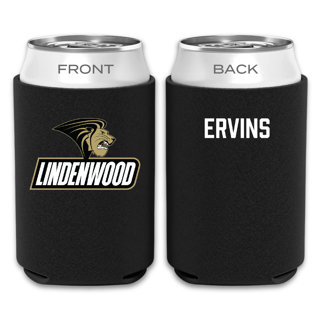 Lindenwood University Cheer Black Can Cooler - KaMariah Ervins