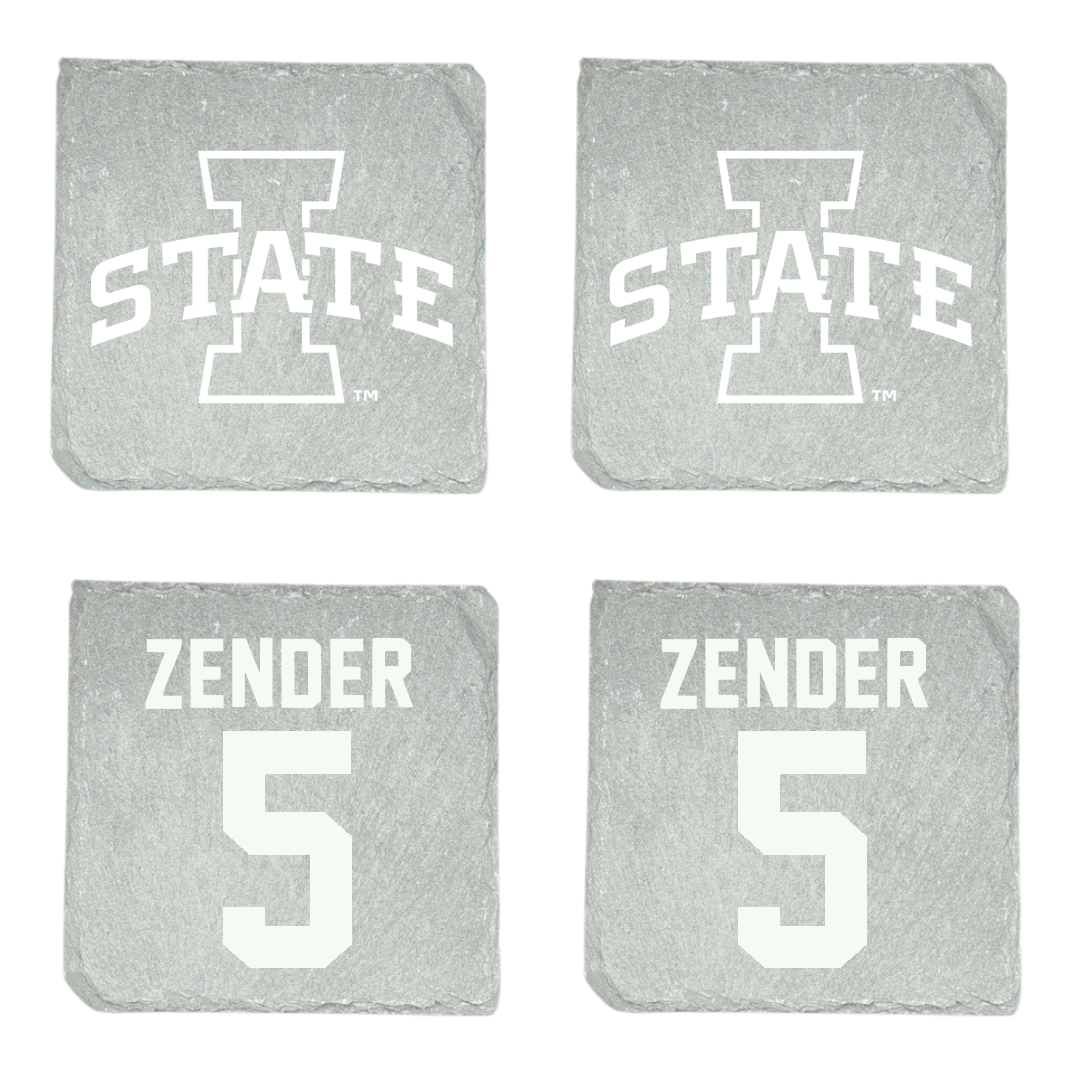 Iowa State University Softball Stone Coaster (4 Pack)  - #5 Paige Zender