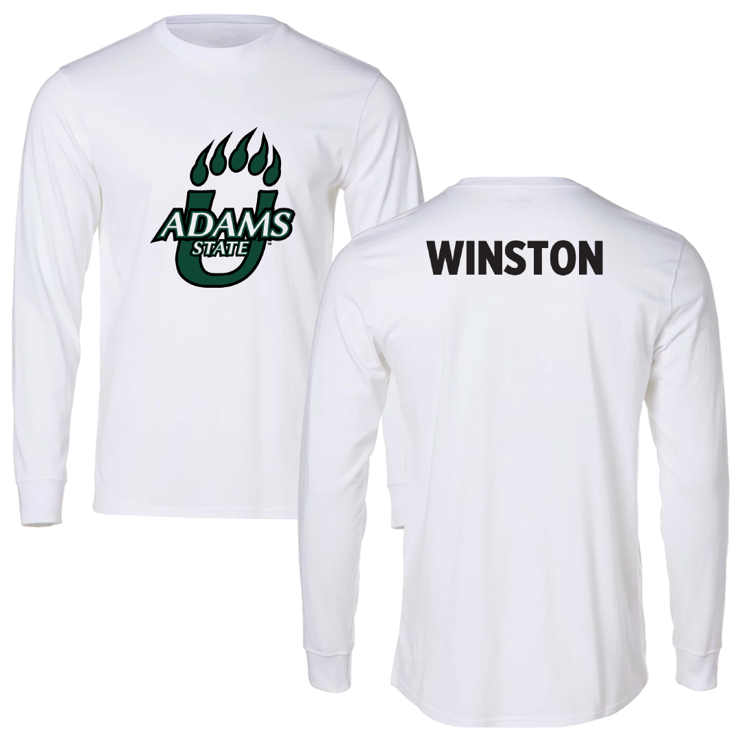 Adams State University Football White Long Sleeve - JaiVyence Winston