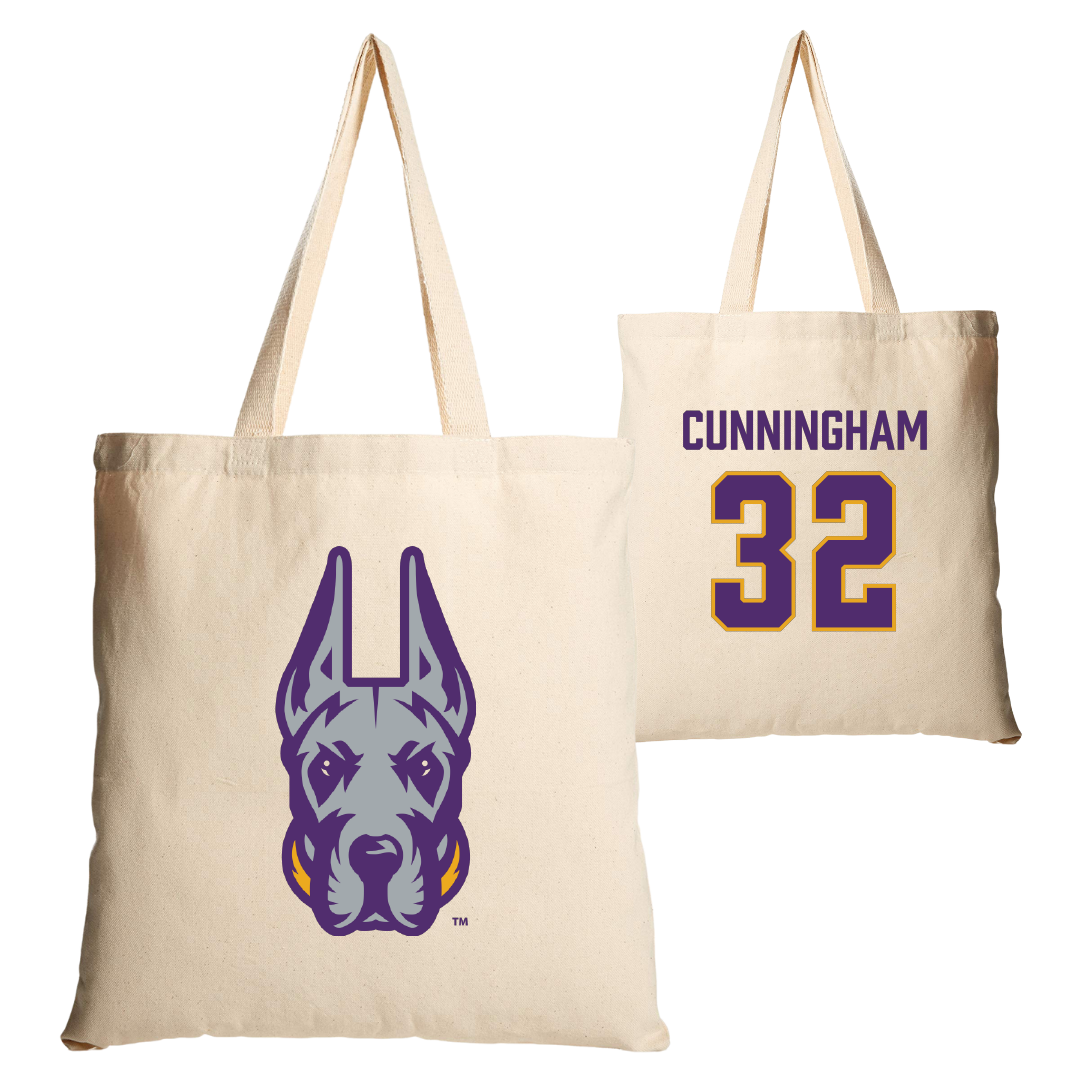 University at Albany Lacrosse Tan Canvas Tote Bag - #32 Margo Cunningham