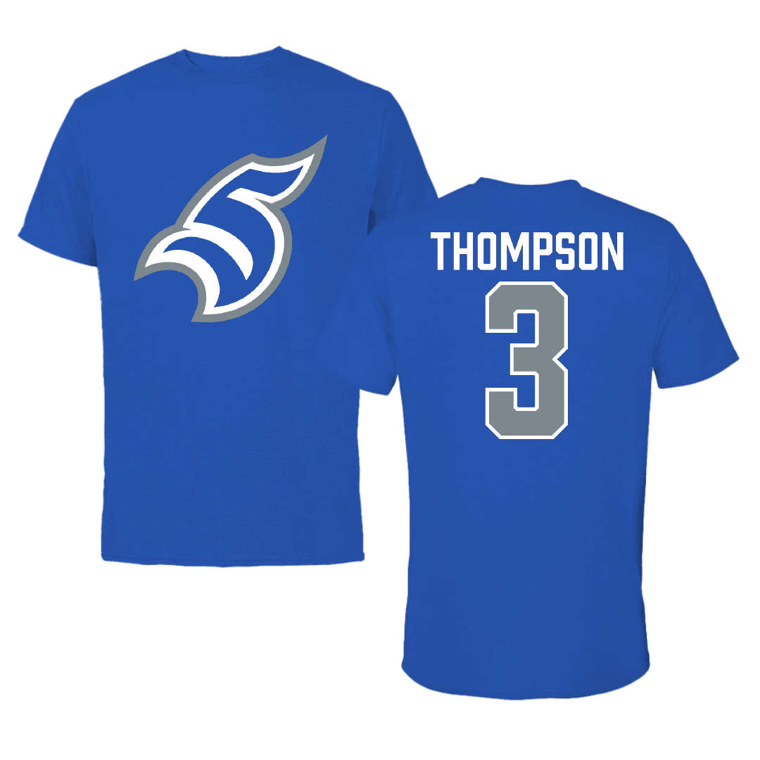 Thomas More University Baseball Blue Tee - #3 Dylan Thompson