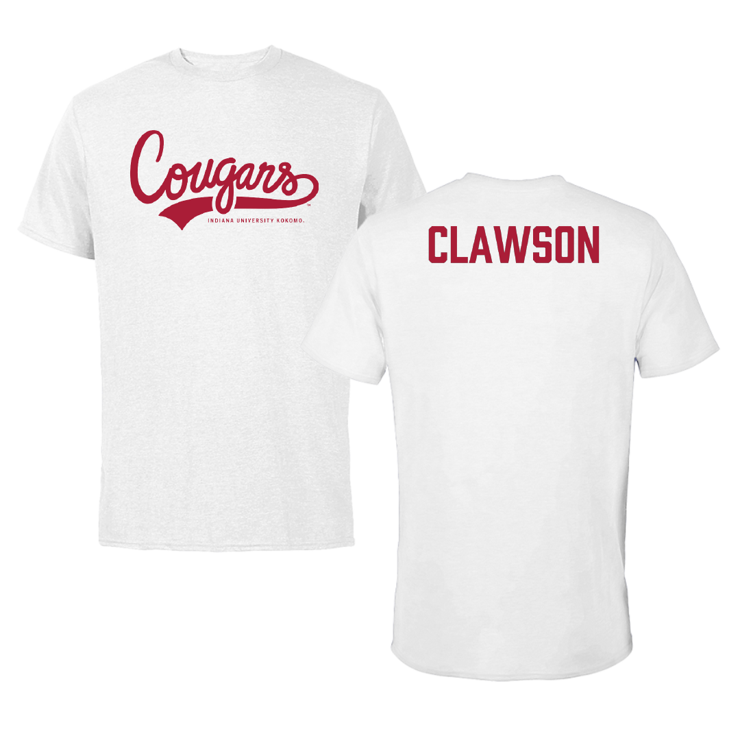 Indiana University Kokomo TF and XC White Performance Tee - Brayden Clawson