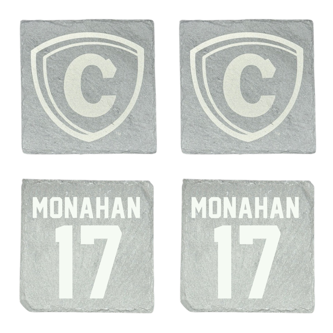 Carthage College Volleyball Stone Coaster (4 Pack)  - #17 Ryan Monahan