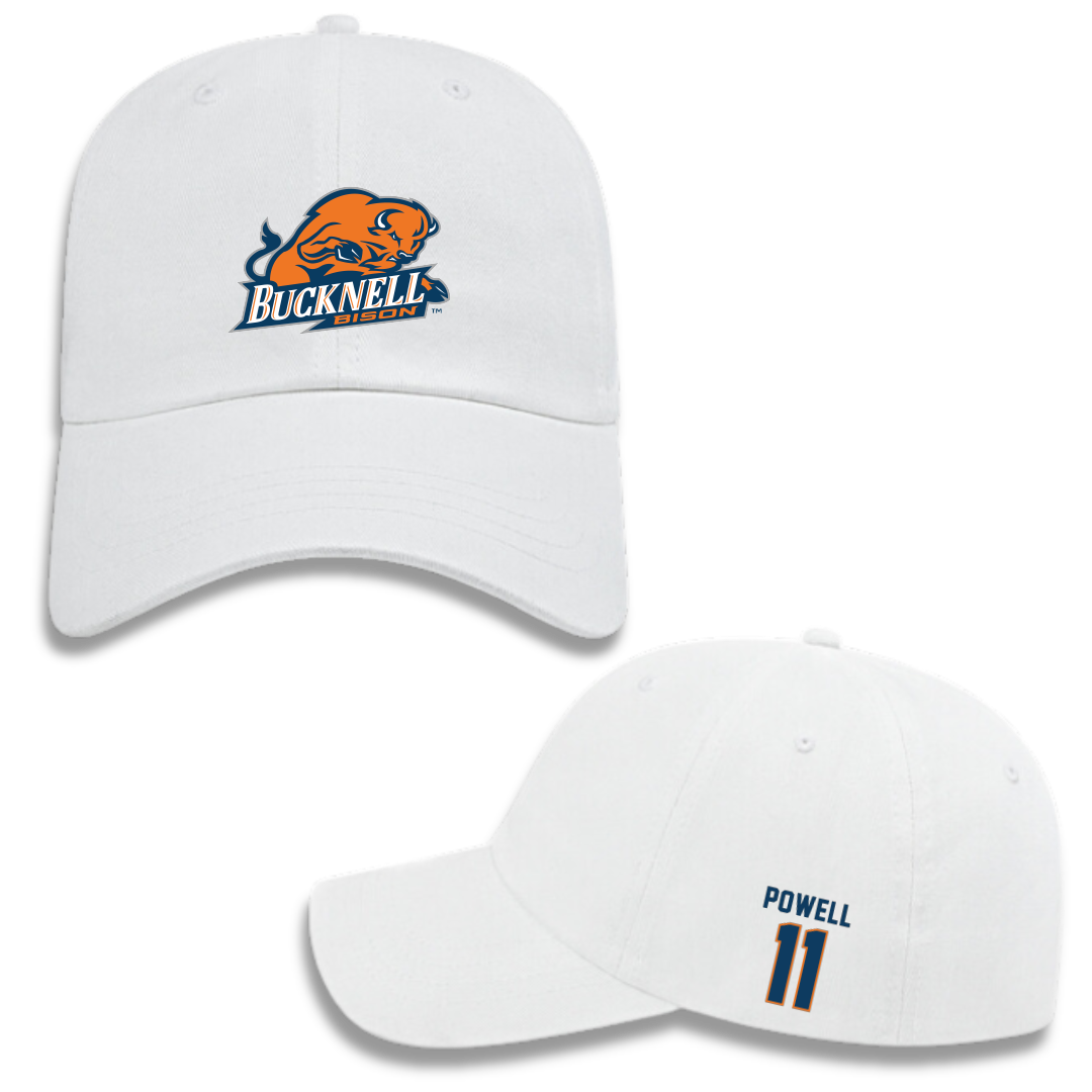 Bucknell University Softball White Hat - #11 Reagan Powell