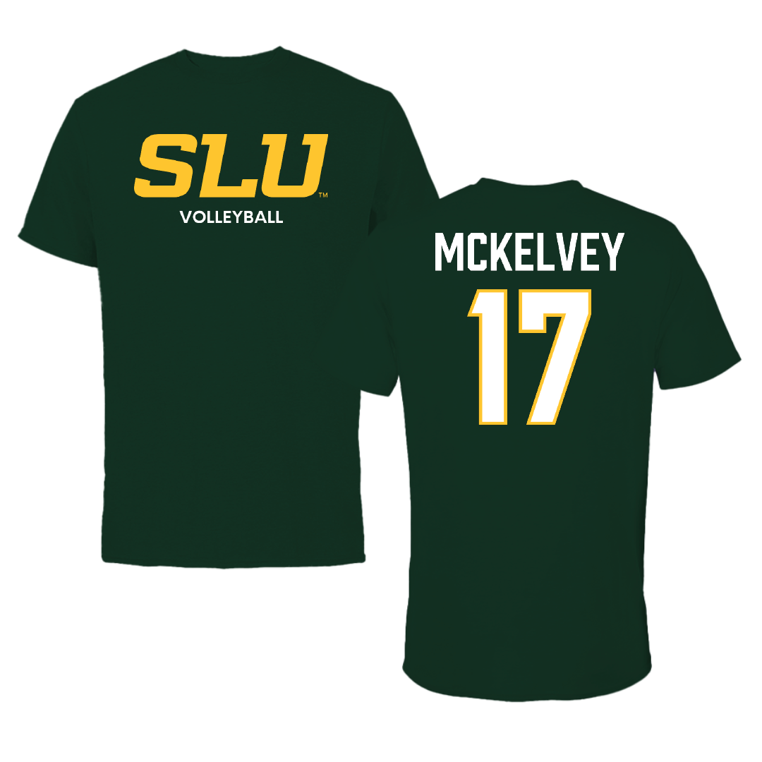 Southeastern Louisiana University Volleyball (W) Forest Green Tee - #17 Kyra McKelvey