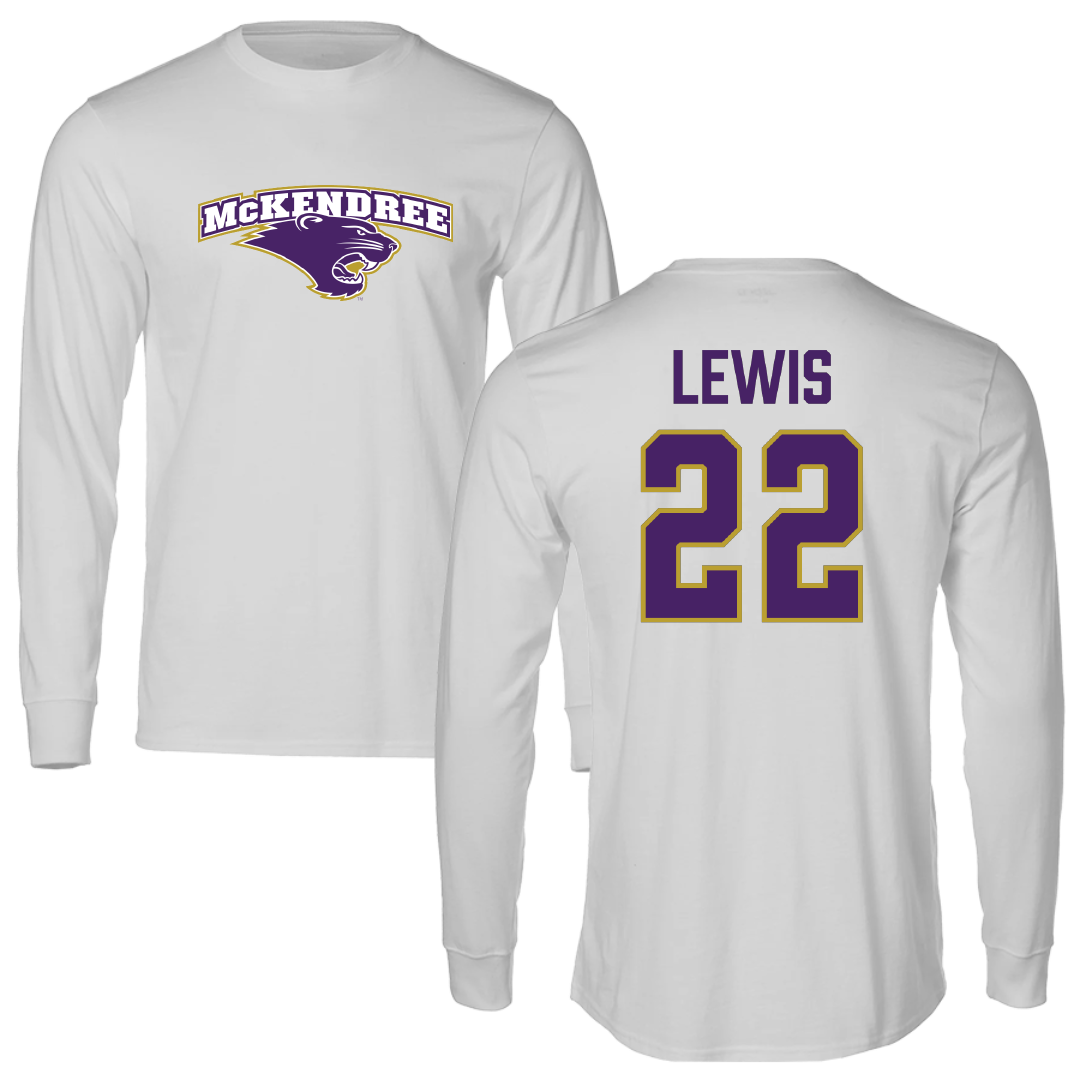 McKendree University Bowling (W) Light Gray Performance Long Sleeve - #22 Ava Lewis
