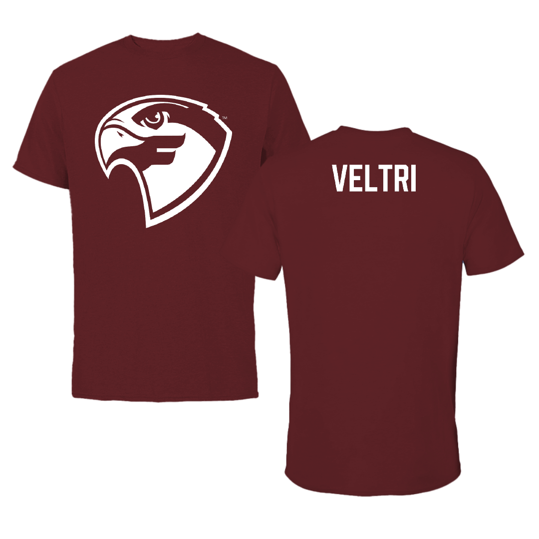 Fairmont State University Golf Maroon Tee - Gavin Veltri