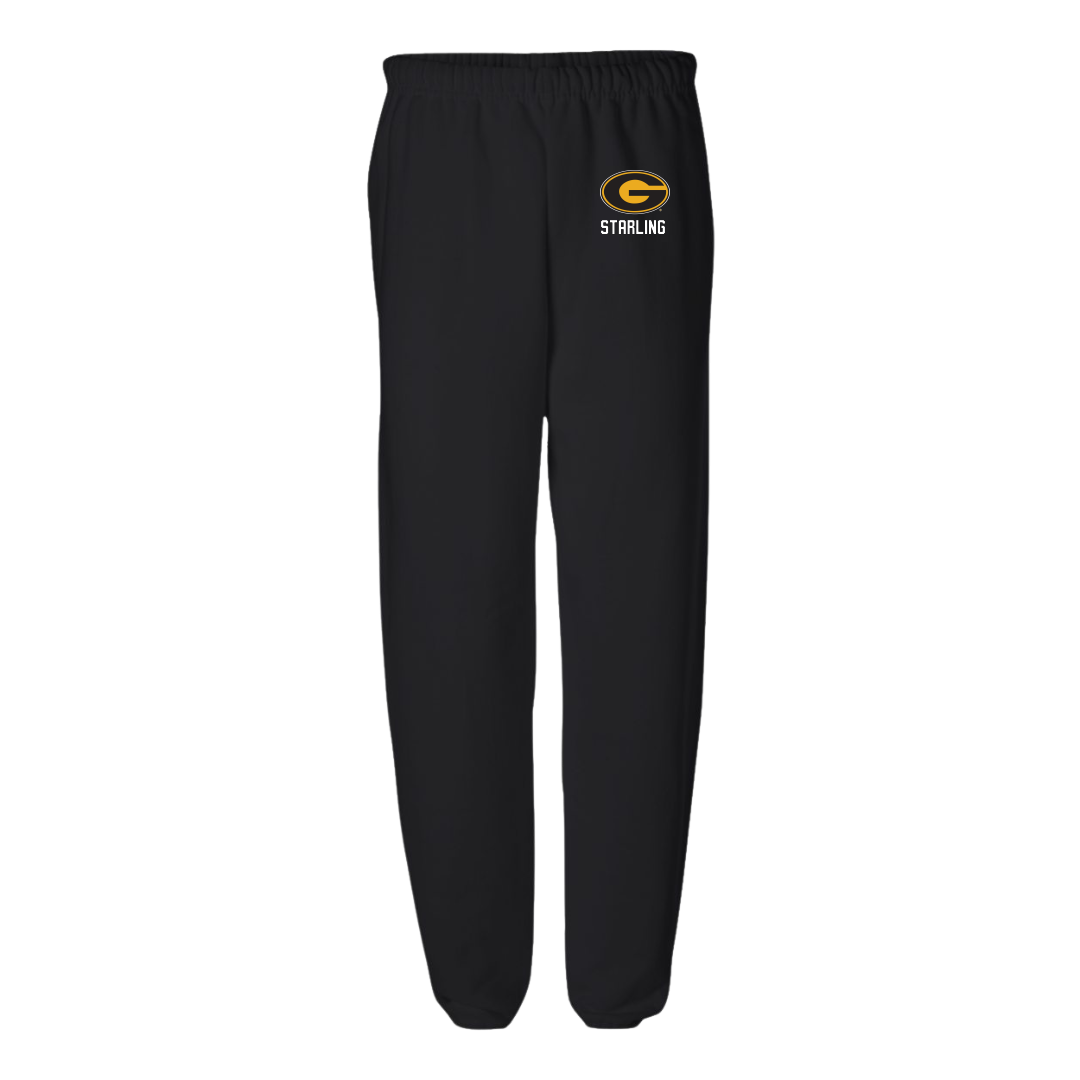Grambling State University TF and XC Black Sweatpants - Aidan Starling