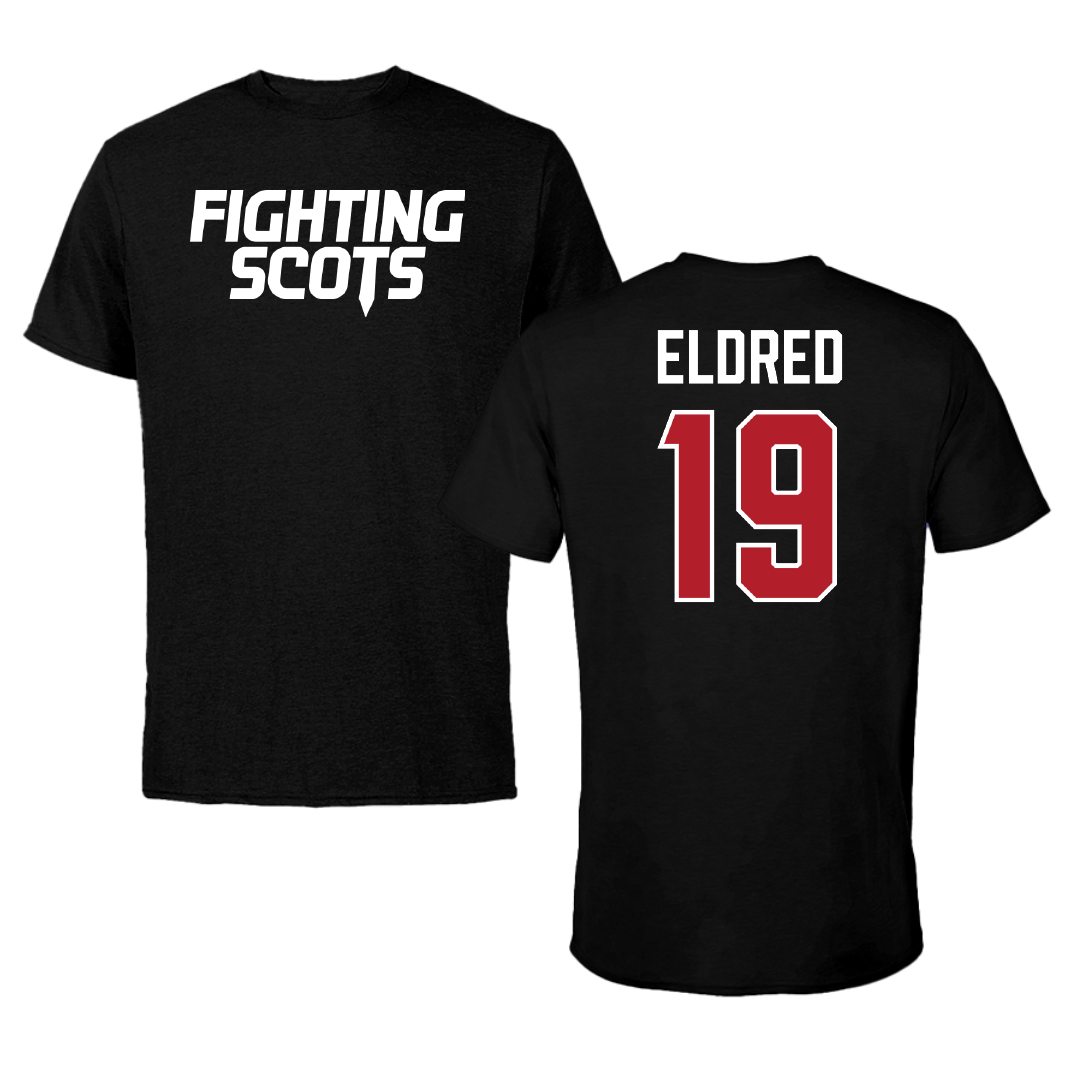 PennWest Edinboro Volleyball Black Performance Tee - #19 Brooke Eldred