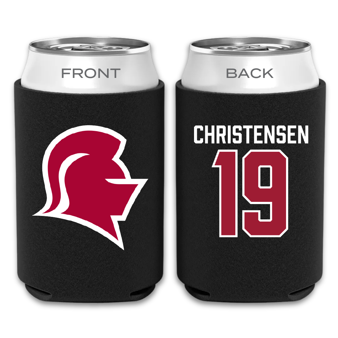Southern Virginia University Softball Black Can Cooler - #19 Mattison Christensen