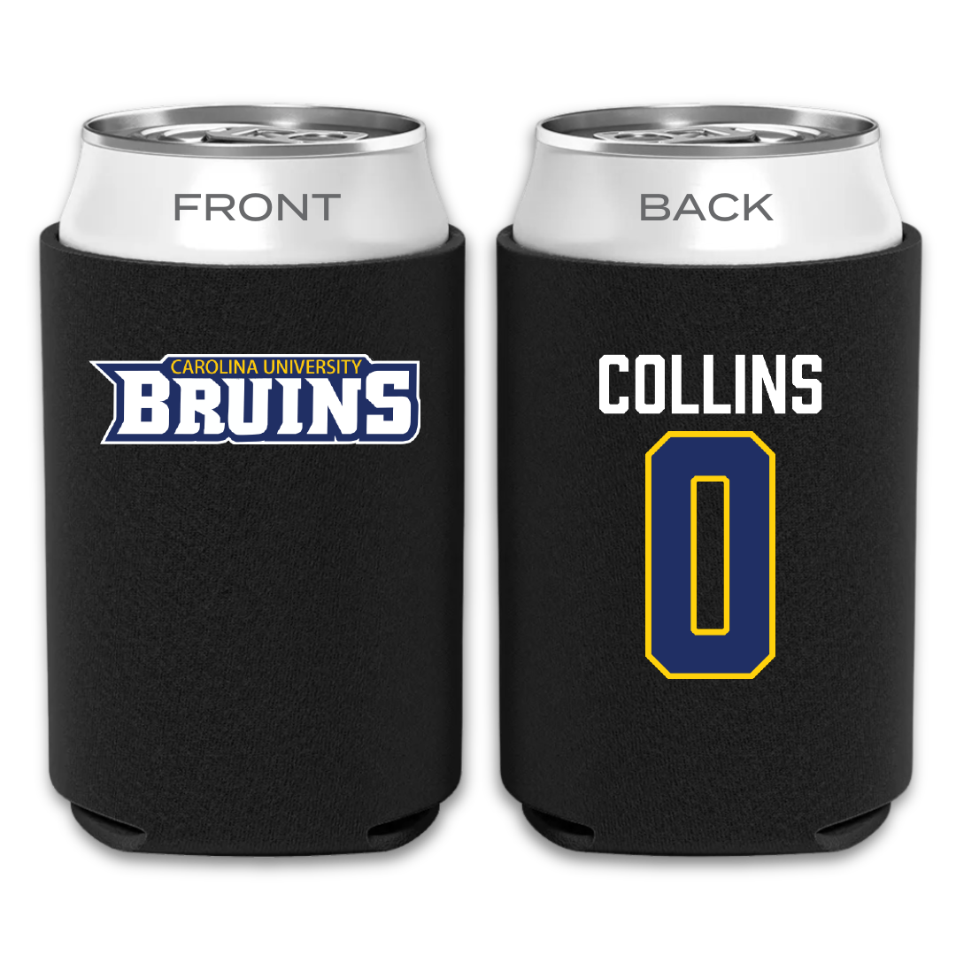 Carolina University Soccer Black Can Cooler - #0 Laurel Collins