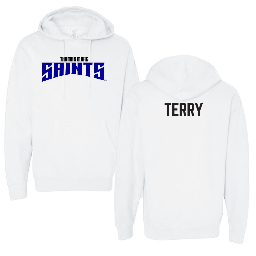 Thomas More University TF and XC White Classic Hoodie - Myles Terry