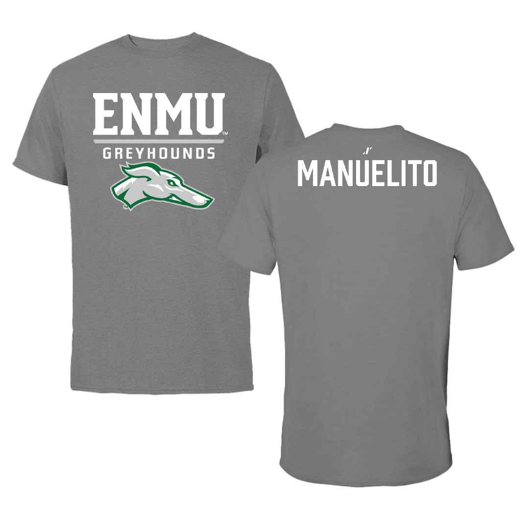Eastern New Mexico University TF and XC Dark Gray Tee - Madison Manuelito