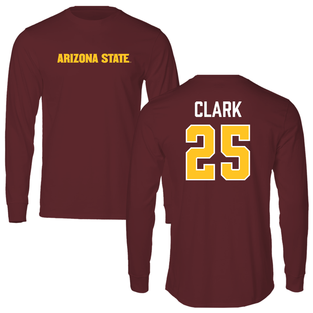 Arizona State University Stunt Maroon Long Sleeve - #25 Jianna Clark
