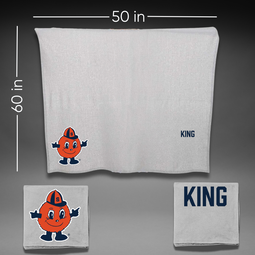 Syracuse University Dance Gray Blanket - Gabriella King