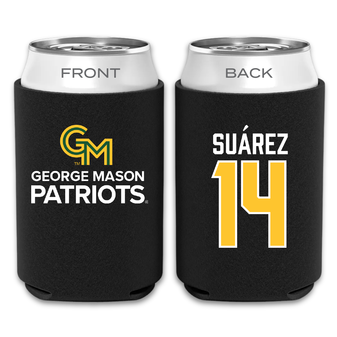George Mason University Basketball Black Can Cooler - #14 Paula Suárez
