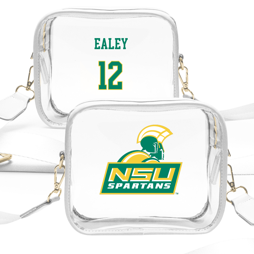 Norfolk State University Baseball White Clear Stadium Bag - #12 Thomas Ealey