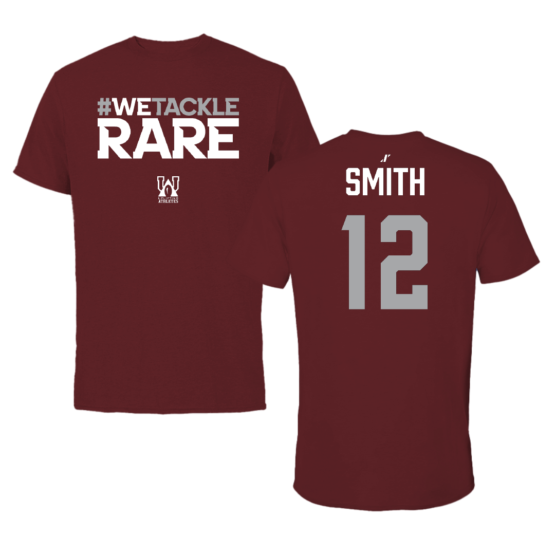 Football Maroon Uplifting Athletes Performance Tee - #12 Gunnar Smith