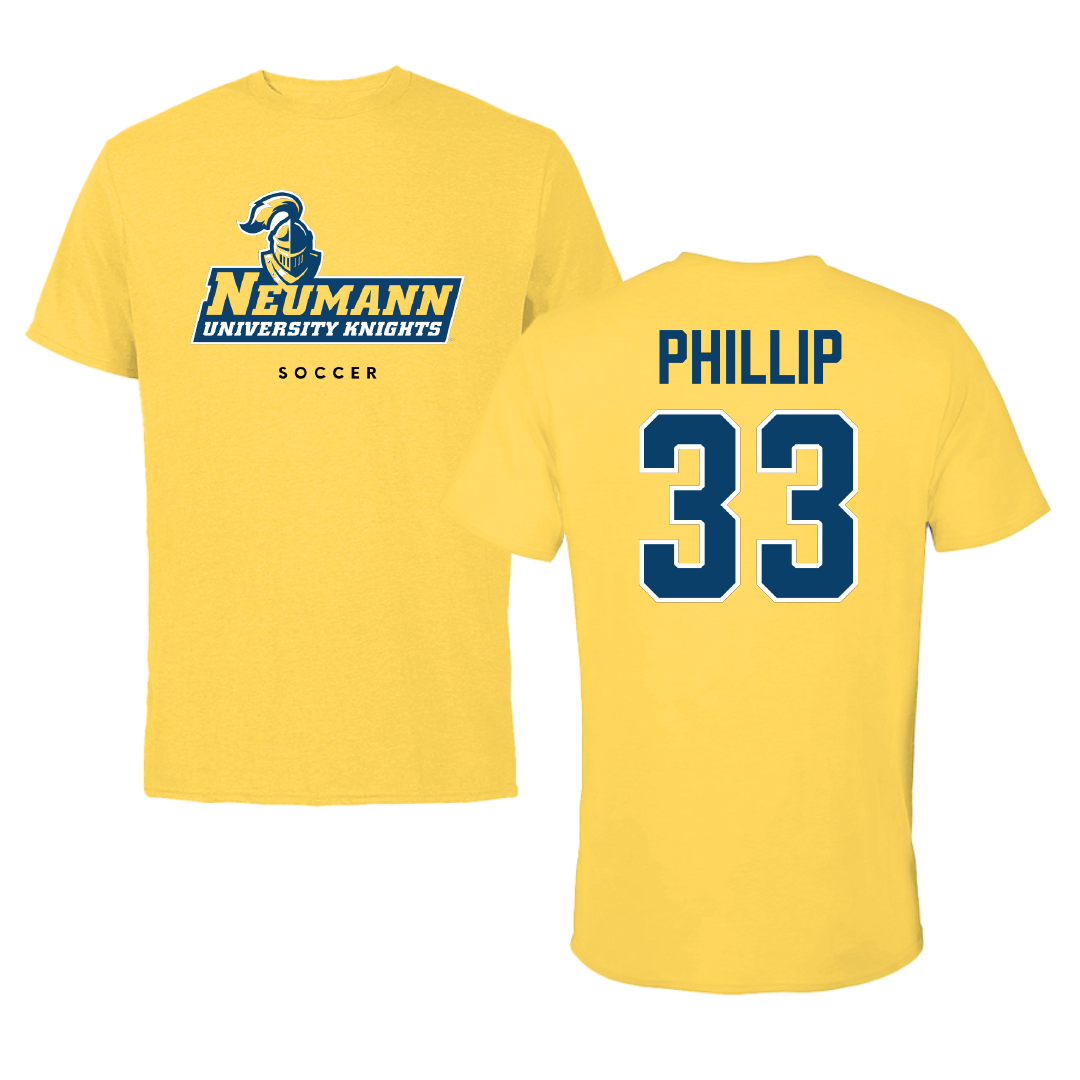 Neumann University Soccer (M) Yellow Tee - #33 JP Phillip