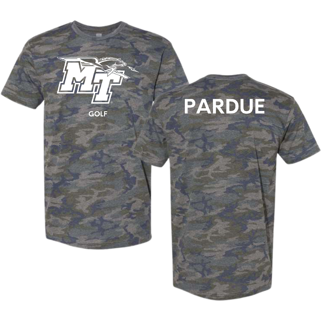 Middle Tennessee State University Golf (W) Vintage Camo Tee - Caroline Pardue