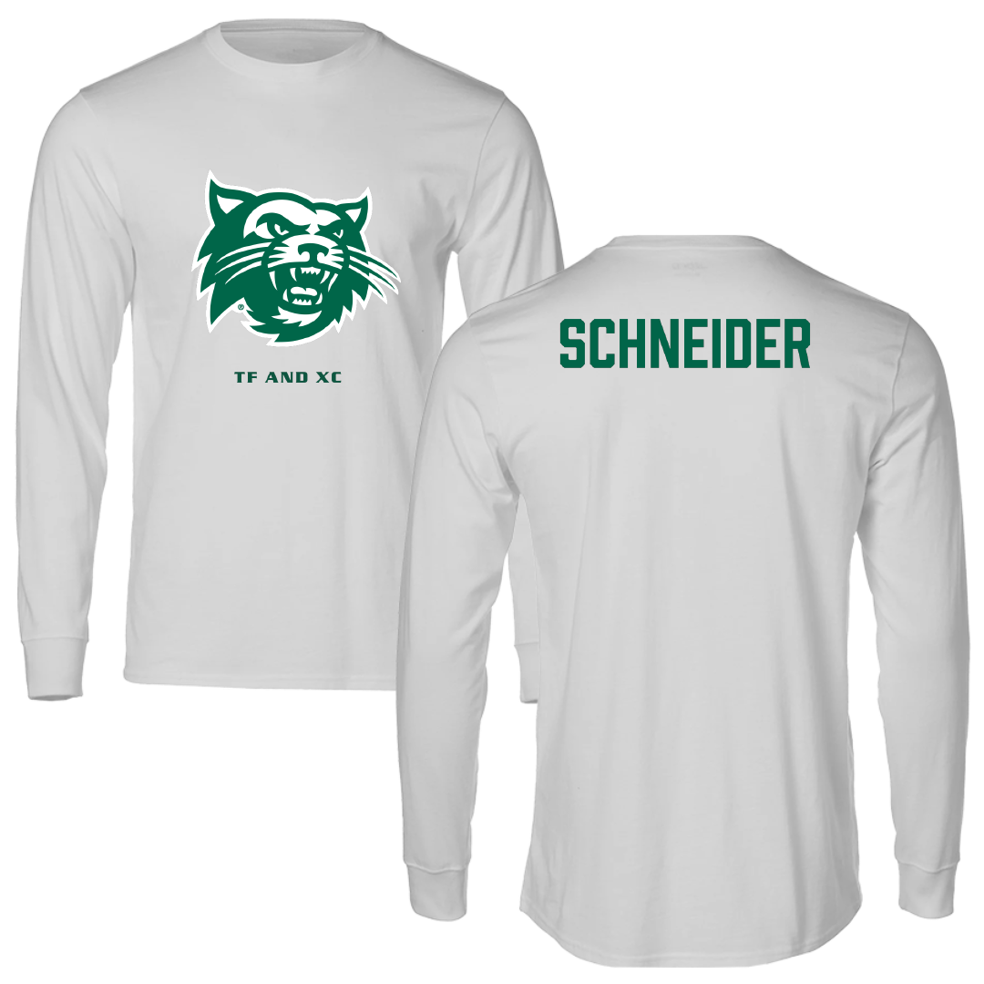 Northwest Missouri State University TF and XC Light Gray Mascot Performance Long Sleeve - Kate Schneider