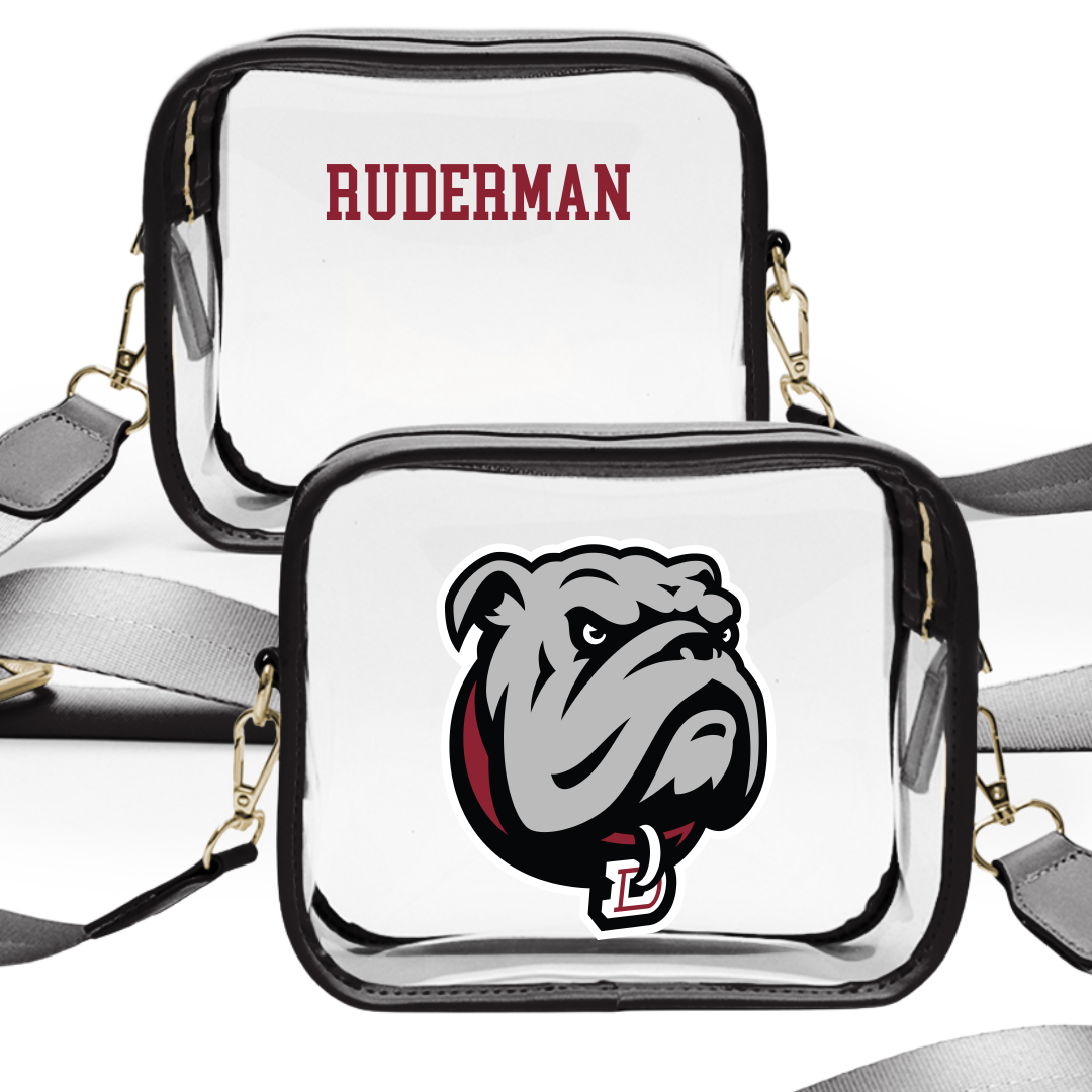 Dean College TF and XC Black Clear Stadium Bag - Jacob Ruderman