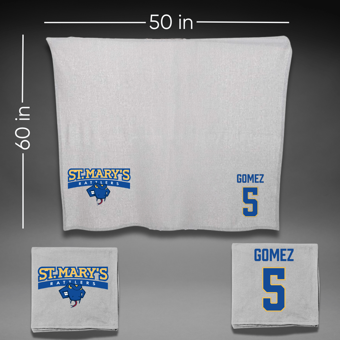 St. Mary's University (Texas) Stunt Gray Blanket - #5 Talisa Gomez