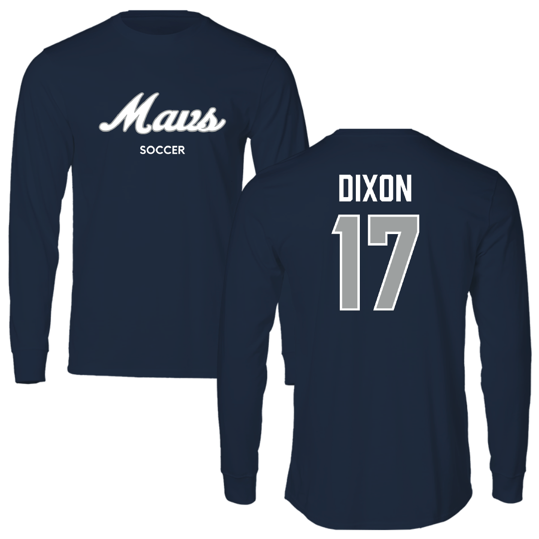 Mercy University Soccer (W) Navy Long Sleeve - #17 Ancksu Dixon