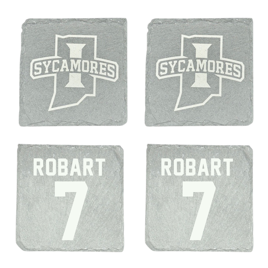 Indiana State University Volleyball (W) Stone Coaster (4 Pack)  - #7 Ava Robart