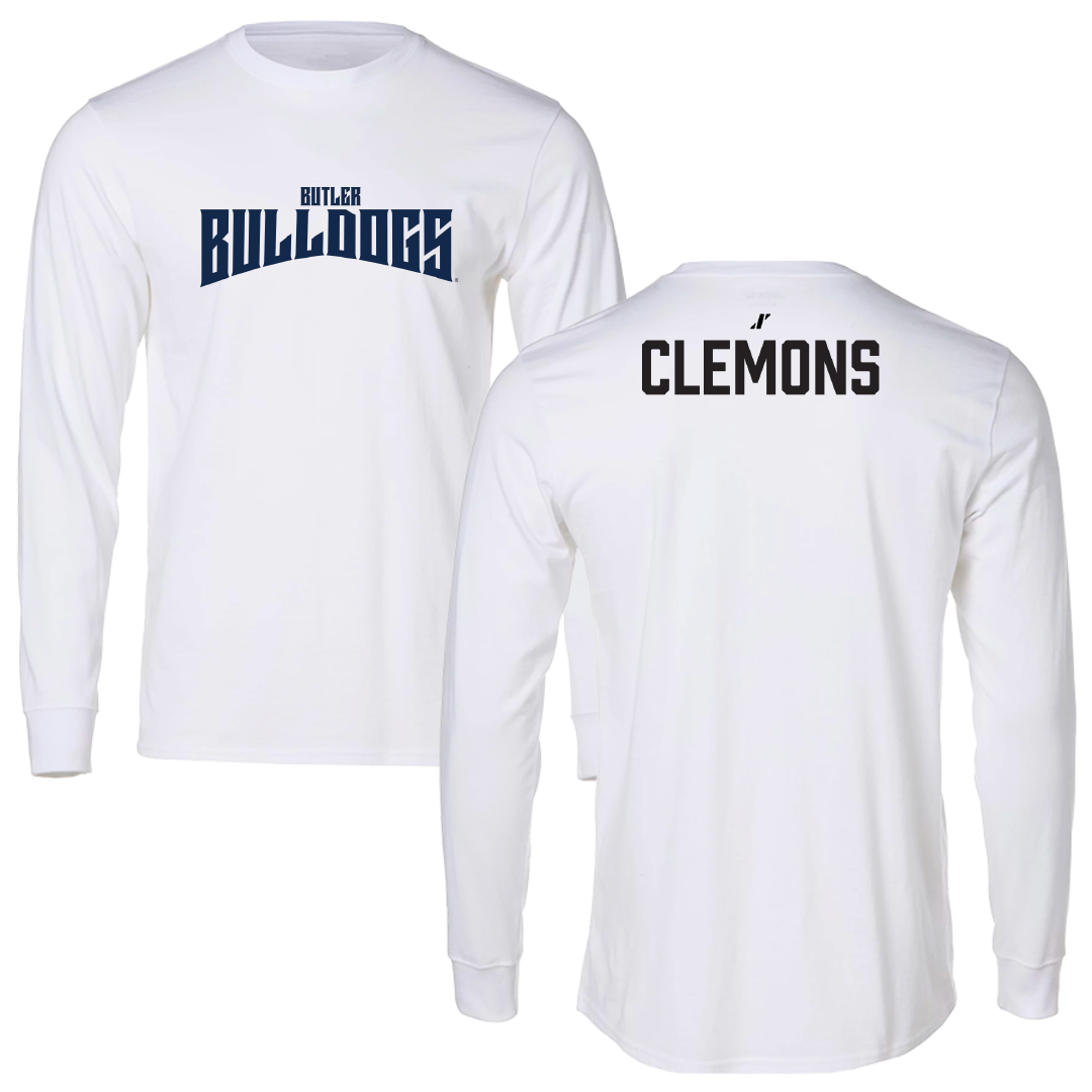Butler University Cheer White Classic Long Sleeve - Ashlyn Clemons