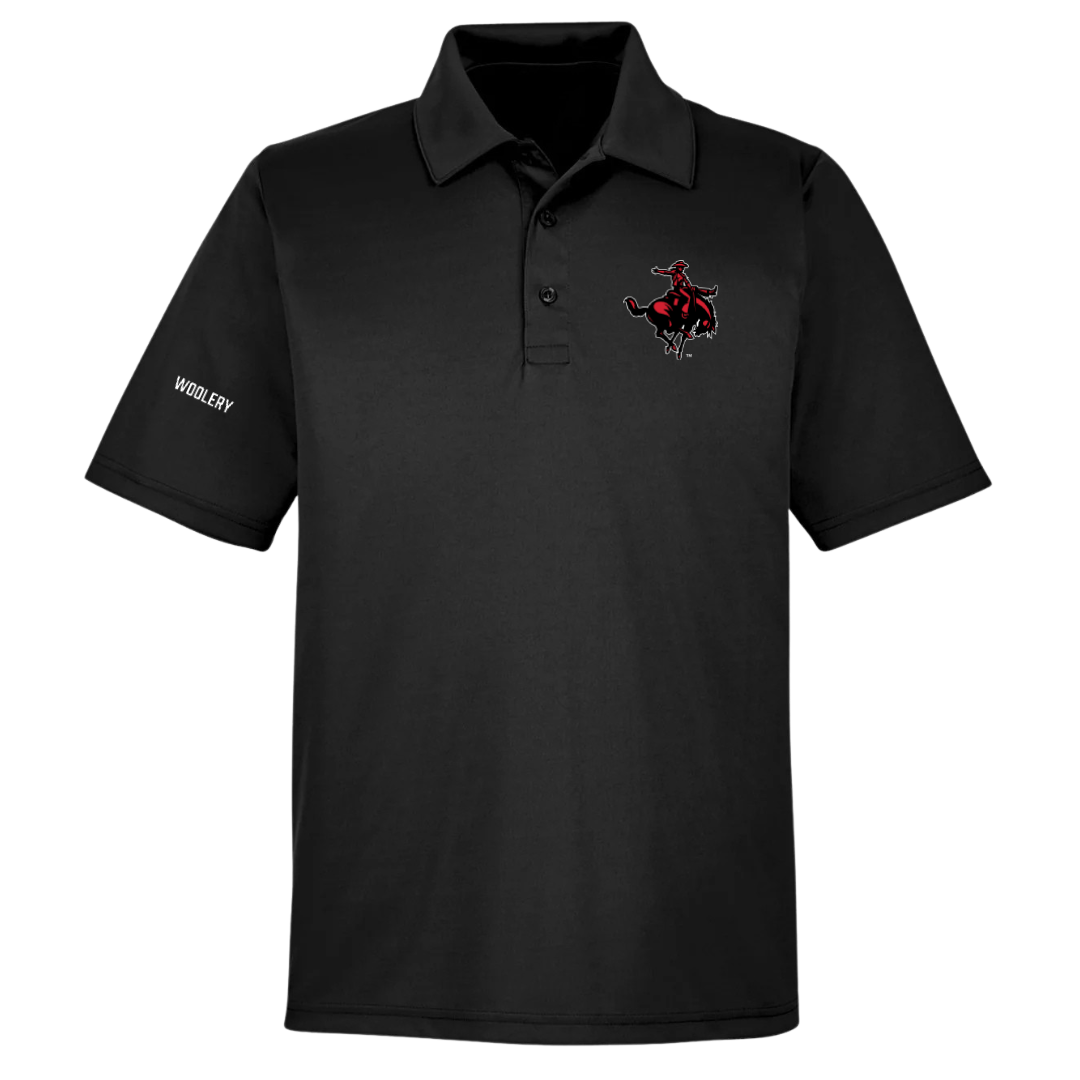 Northwestern Oklahoma State University TF and XC Black Polo - Kaleb Woolery