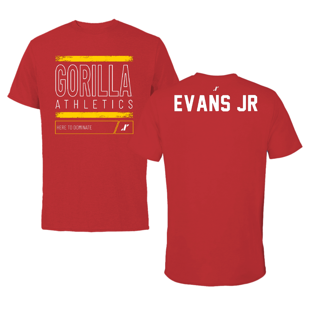 Pittsburg State University TF and XC Red Dominate Performance Tee - Antoine Evans Jr