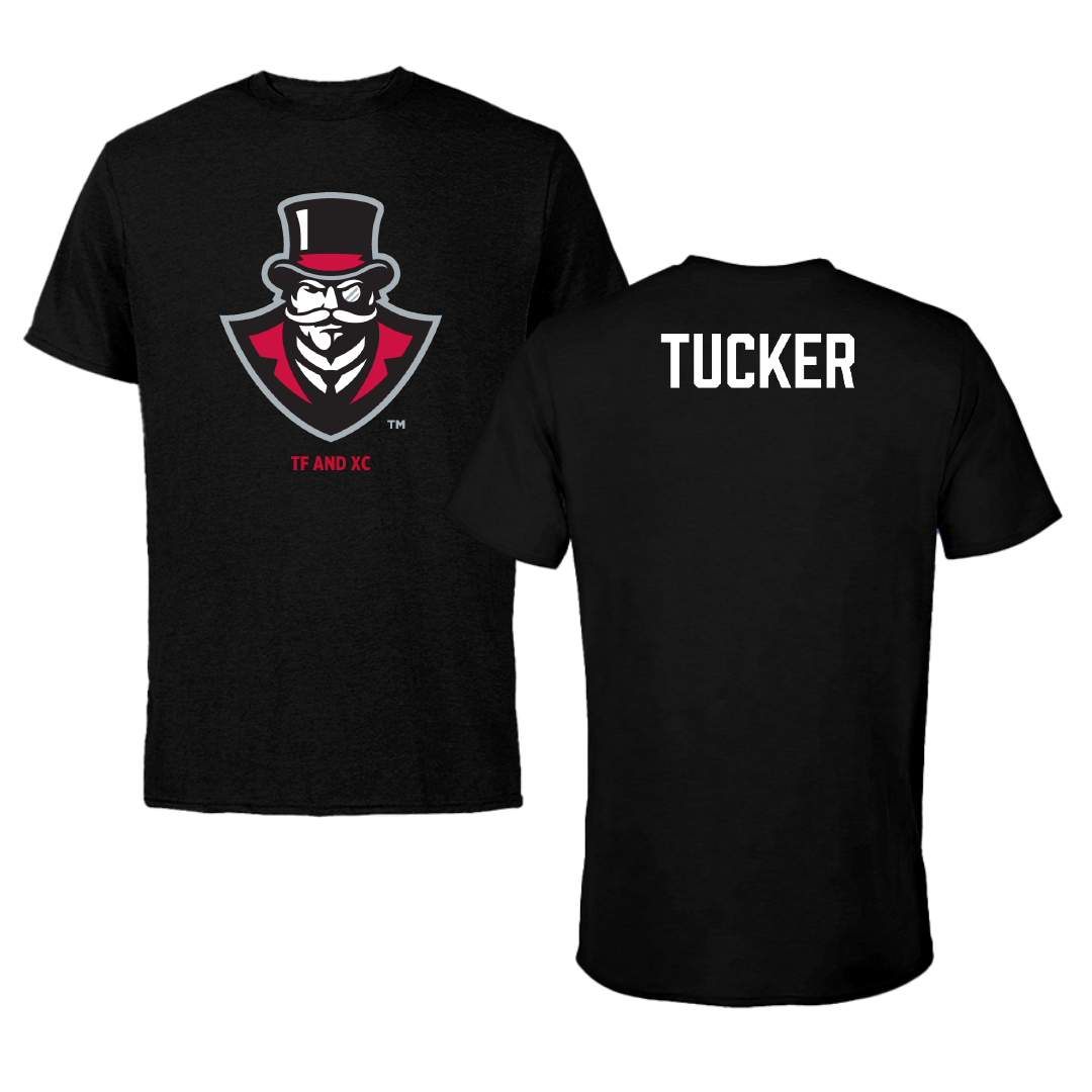 Austin Peay State University TF and XC Black Performance Tee - Emma Tucker